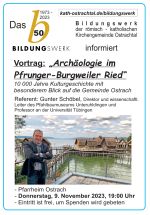 "Archäologie im Pfrunger-Burgweiler Ried" am 9.11.2023
