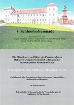 Schlosshofserenade am 7. August 2022 in Messkirch